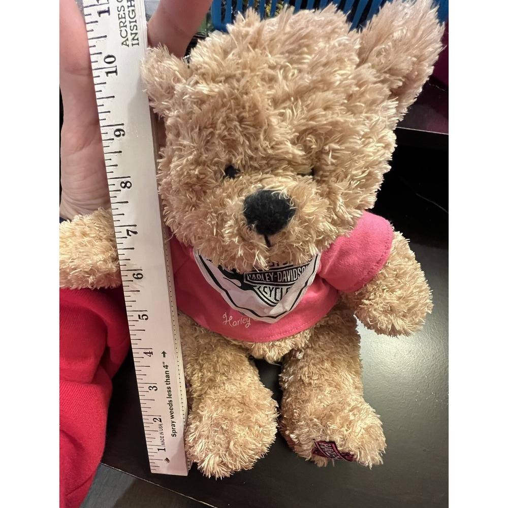 Harley Davidson Motorcycle Spirit Jr. Chick Bear Plush Stuffed Animal Toy